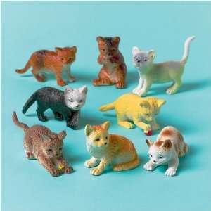  Mini Cat Figurines (12 count) Child Toys & Games