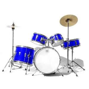  5 Piece Blue Drum Set For Children Up to 13 yrs age 