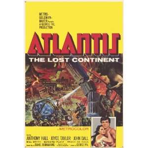  Atlantis The Lost Continent (1961) 27 x 40 Movie Poster 