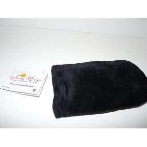  Microwaveable Hand Warmer in Soft Black Bear Faux Fur 