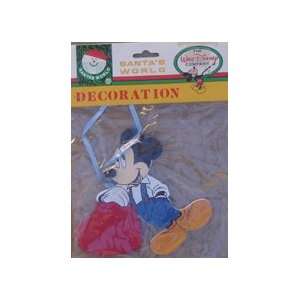  Mickey Mouse Leaning On Heart Wood Ornament From Kurt S 