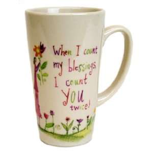 When I Count my Blessings Latte Mug 