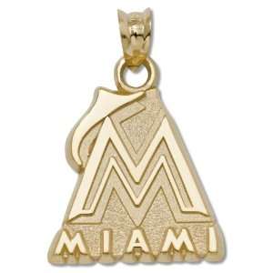 Miami Marlins 14K Gold Pendant