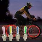 4X Bicycle Motor Car Bike Tire Wheel Valve Cap Flash LED Light Glow 