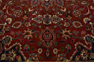 LARGE TRADITIONAL ANTIQUE RED 9X12 MASHAD PERSIAN ORIENTAL AREA RUG 