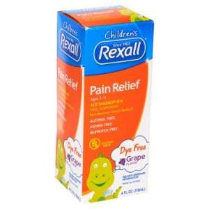  Childrens Rexall Pain Relief   Grape Health & Personal 