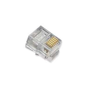  ICC PLUG, 6P6C, OVAL ENTRY, STRANDED, 100PK Stock 
