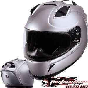  ICON SILVER X SMALL/XS DOMAIN SOLID GLOSS HELMET 
