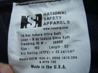 You are bidding on a NEW Arc Flash Suit by National Safety Apparel 
