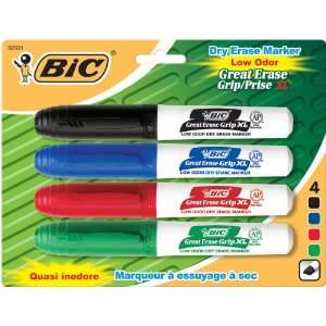  Bic Great Erase Low Odor Dry Erase Markers Chisel 
