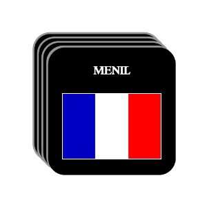  France   MENIL Set of 4 Mini Mousepad Coasters 