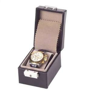  Tuscan Single Watch Box in Black