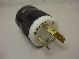 Marinco Turn & Pull Male Plugs 30A 125V  