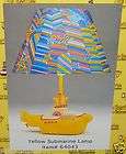 beatles yellow submarine lamp  