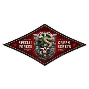  Special Forces Diamond Metal Sign
