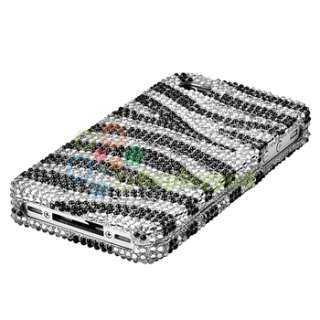   Hard Zebra Skin Case For iPhone 4 4S 4GS Sprint Verizon AT&T  