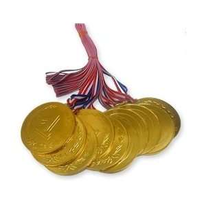 Giant Chocolate Gold Medallions Set of Grocery & Gourmet Food