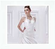 SALE White Embroidery Satin Mermaid Formal Bridal Gown Wedding Dress 