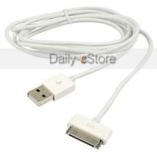 Colour White Data Transfer Cable for iPod with 30 pin Dock Connector 