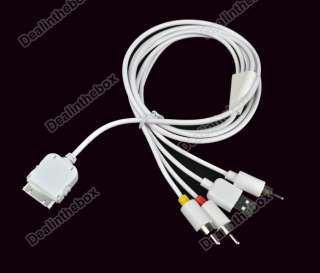   function AV TV RCA USB Video Cable for iPod Nano Video Touch iphone