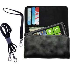  Black Purse Hand Bag Case for the HTC Mazaa with both a 