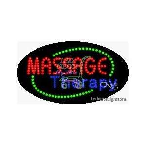 Massage Therapy LED Business Sign 15 Tall x 27 Wide x 1 Deep