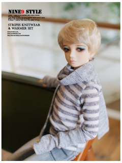 stripes knitwear & warmer set BJD   70cm,SD17,SD13,MSD  