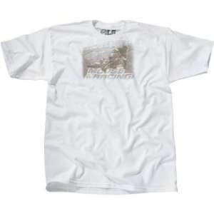  Moose Racing Intersect T Shirt   Large/White Automotive