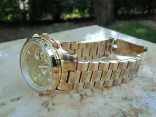   Kors Womens Runway Gold tone Chronograph Watch MK5055 m22  