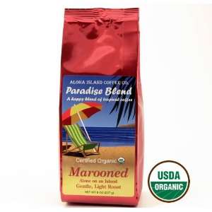 Marooned, Light Roast; USDA Certified Organic Gourmet Coffee; from 