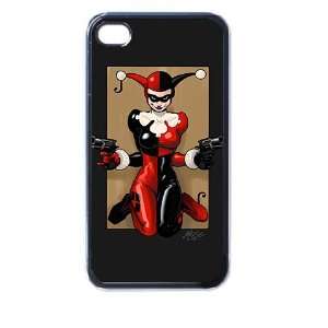  harley quinn v1 2 iphone case for iphone 4 and 4s black 