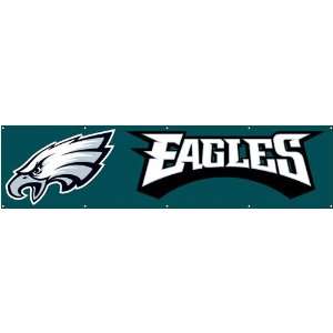 Philadelphia Eagles NFL Applique & Embroidered Party Banner (96x24 