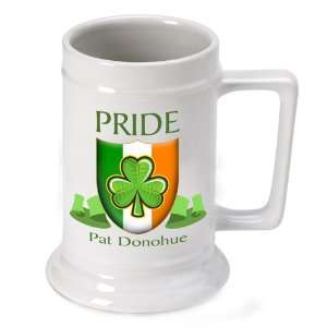 Personalized Irish Pride Beer Stein 