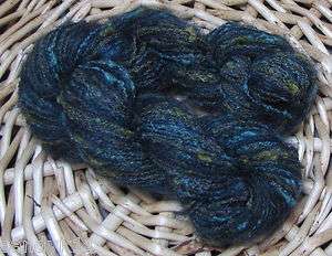 sale combo yarn njy LTD ED mohair silk angora teal browns buttons 