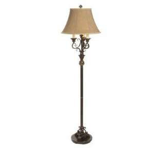  Marbella Three Light Floor Lamp in Bronze