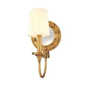Hudson Valley 631 AGB, Regent Candle Mirrored Wall Sconce Lighting, 1 