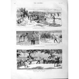 1882 WAR EGYPT ISMAILIA BLACK WATCH RAILWAY MAHSAMEH