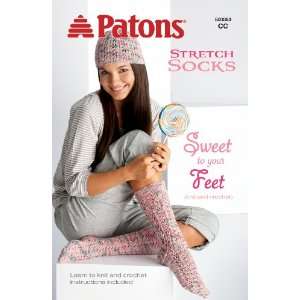  Patons Sweet To Your Feet Stretch Socks Arts, Crafts 