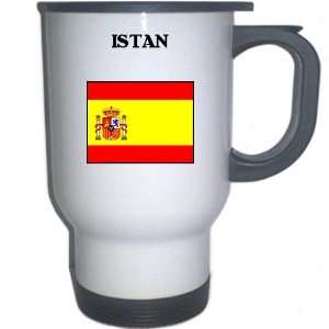  Spain (Espana)   ISTAN White Stainless Steel Mug 