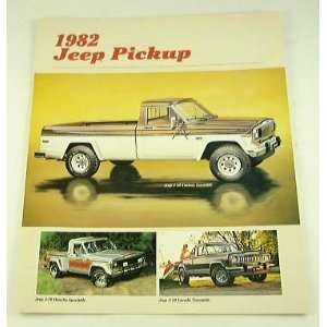  1982 82 JEEP PICKUP Truck BROCHURE J10 Laredo Honcho 