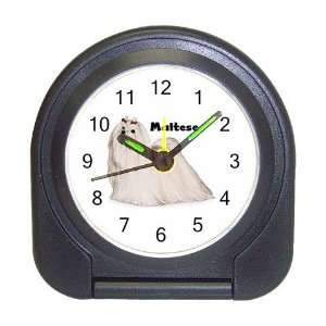  Maltese Travel Alarm Clock