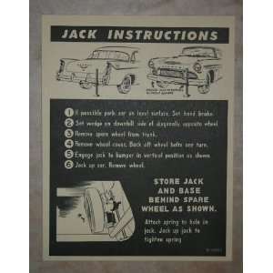  Trunk WeatherStrip & Jacking Decal Set for 1956 DeSoto 