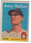 1958 Topps Baseball #113 RC JERRY WALKER, ORIOLES