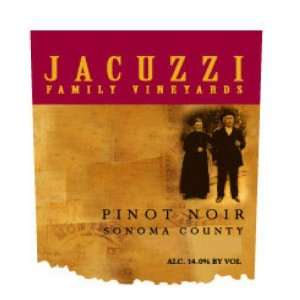  2007 Jacuzzi Sonoma Pinot Noir 750ml Grocery & Gourmet 
