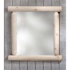 Rustic Natural Cedar Furniture Company® Log Framed Mirror  