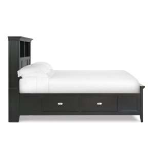 Magnussen Furniture Bennett Collection   Bookcase Headboard Bed with 
