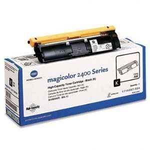  QMS Laser Toner, Magicolor 2400W Black 2430, 2480, 2490 