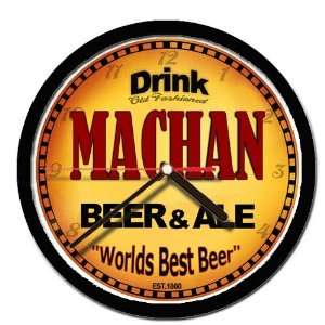  MACHAN beer and ale cerveza wall clock 