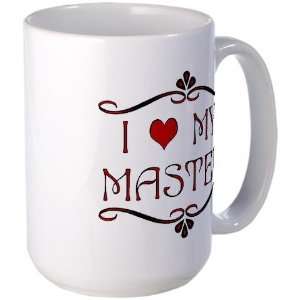  I Love My Master Romance Large Mug by  