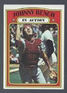 1972 Topps Johnny Bench In Action (HOF) #434 Ex MT SET BREAK 